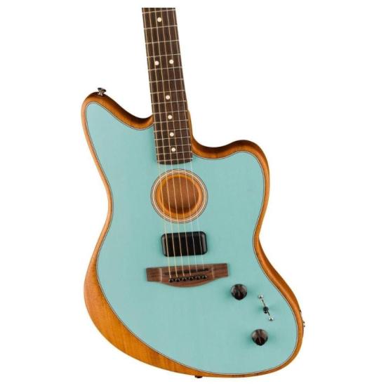 Violão Fender Acoustasonic Player Jazzmaster Ice Blue Com Bag