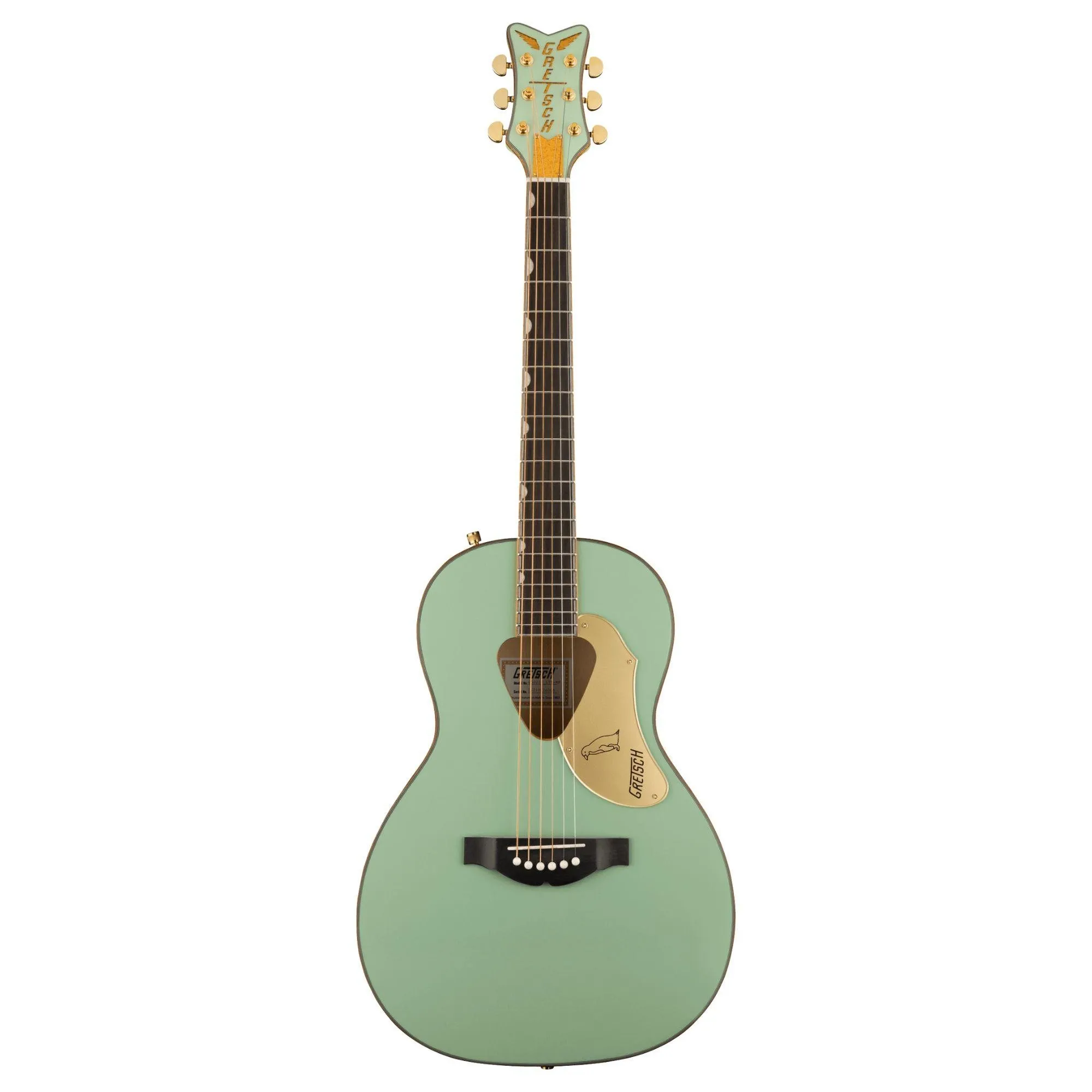 VIOLÃO ELETROACÚSTICO GRETSCH RANCHER PENGUIN PARLOR G5021E MINT METALLIC por 5.199,00 à vista no boleto/pix ou parcele em até 12x sem juros. Compre na loja Mundomax!