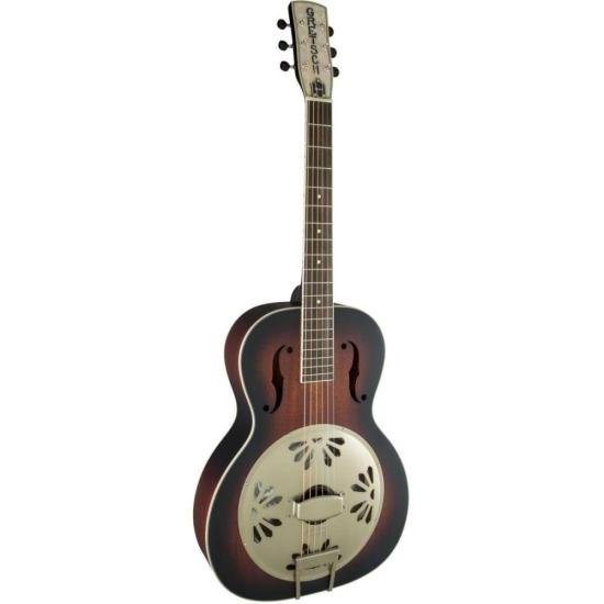 Violão Gretsch Eletroacústico Ressonador Alligator Biscuit Round-Neck por 6.499,00 à vista no boleto/pix ou parcele em até 12x sem juros. Compre na loja Mundomax!