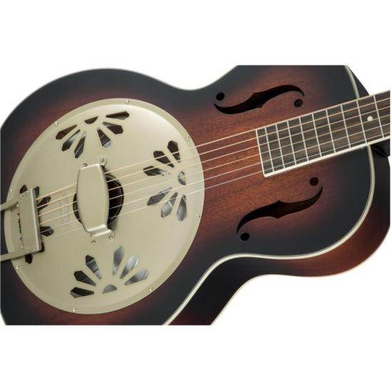Violão Gretsch Eletroacústico Ressonador Alligator Biscuit Round-Neck por 6.499,00 à vista no boleto/pix ou parcele em até 12x sem juros. Compre na loja Mundomax!