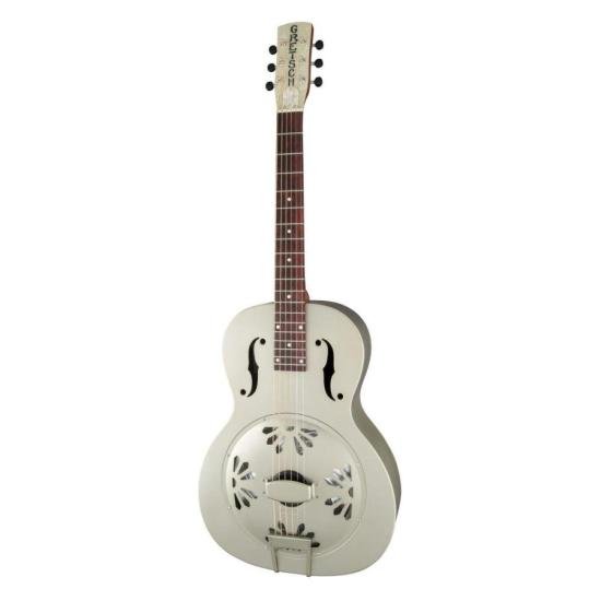 Violão Gretsch Ressonador G9201 Honey Dipper Round-Neck Brass Body por 7.399,00 à vista no boleto/pix ou parcele em até 12x sem juros. Compre na loja Mundomax!