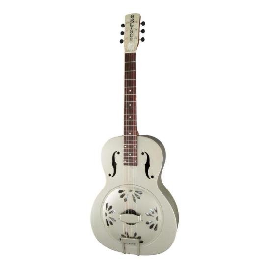 Violão Gretsch Ressonador G9201 Honey Dipper Round-Neck Brass Body por 7.399,00 à vista no boleto/pix ou parcele em até 12x sem juros. Compre na loja Mundomax!