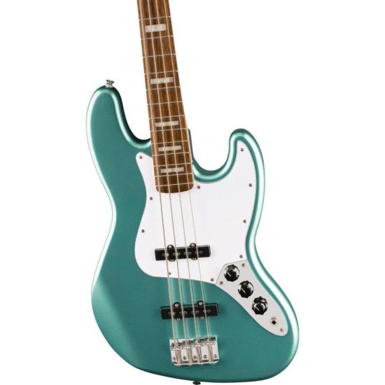 Contrabaixo Squier Active Jazz Bass Affinity Mystic Sea Foam Green por 3.699,00 à vista no boleto/pix ou parcele em até 12x sem juros. Compre na loja Mundomax!