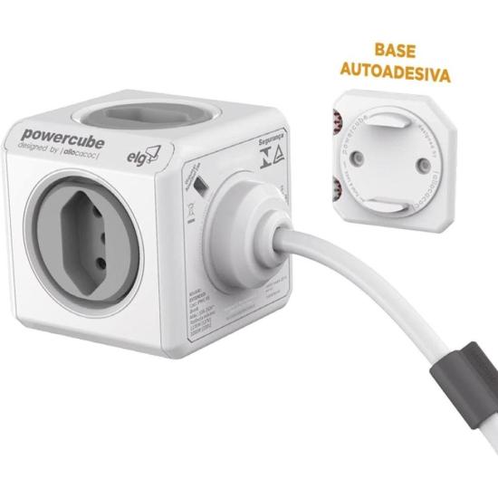 Adaptador Benjamim Múltiplo Powercube PWC-X4U/3M Bivolt ELG por 160,00 à vista no boleto/pix ou parcele em até 6x sem juros. Compre na loja Mundomax!