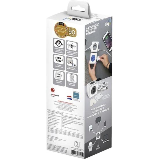 Adaptador Benjamim Múltiplo Powercube PWC-X4U/3M Bivolt ELG por 160,00 à vista no boleto/pix ou parcele em até 6x sem juros. Compre na loja Mundomax!