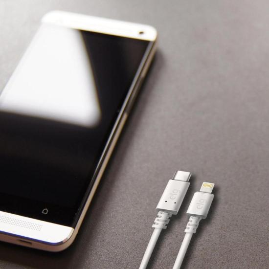 Cabo Tipo C x Lightnig TCL20 Branco ELG por 32,00 à vista no boleto/pix ou parcele em até 1x sem juros. Compre na loja Mundomax!