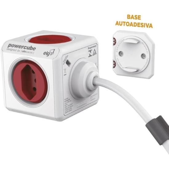 Adaptador Benjamim Múltiplo Powercube PWC-X5/3M Bivolt ELG por 140,00 à vista no boleto/pix ou parcele em até 5x sem juros. Compre na loja Mundomax!
