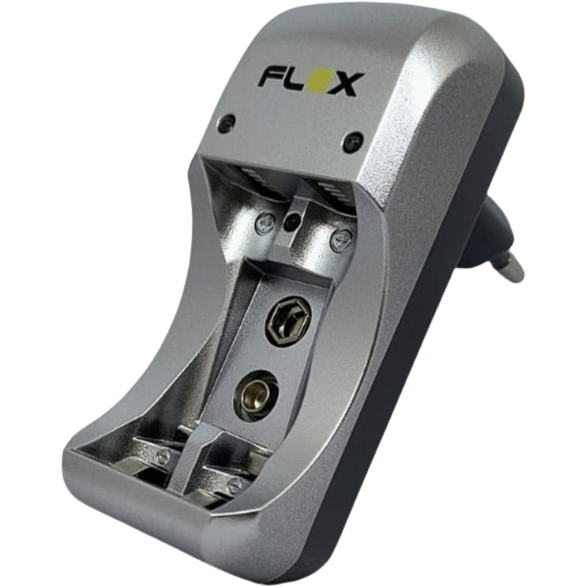Carregador de Pilhas AA/AAA/9V FXC17 Bivolt Flex - Mundomax