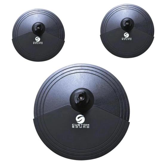 Bateria Eletrônica Custom Sound CSD 100 8 Pads com Bluetooth por 4.999,00 à vista no boleto/pix ou parcele em até 12x sem juros. Compre na loja Mundomax!