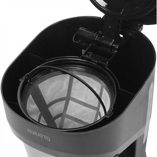 Cafeteira Programável Agratto Aroma Preta 127v por 249,00 à vista no boleto/pix ou parcele em até 9x sem juros. Compre na loja Mundomax!