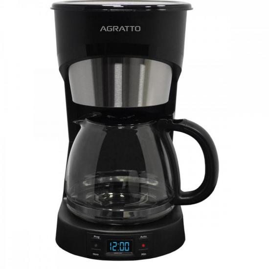 Cafeteira Programável Agratto Aroma Preta 127v por 249,00 à vista no boleto/pix ou parcele em até 9x sem juros. Compre na loja Mundomax!