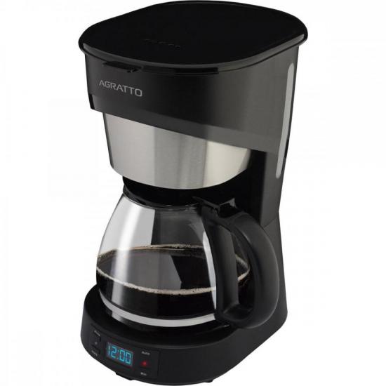 Cafeteira Programável Agratto Aroma Preta 127v por 249,00 à vista no boleto/pix ou parcele em até 9x sem juros. Compre na loja Mundomax!