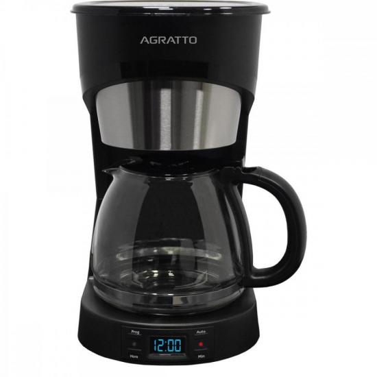 Cafeteira Programável Agratto Aroma Preta 220v por 249,00 à vista no boleto/pix ou parcele em até 9x sem juros. Compre na loja Mundomax!