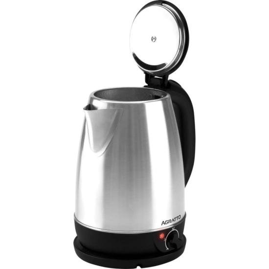 Chaleira Elétrica Agratto Aroma 2,2 Litros Inox 127v por 155,00 à vista no boleto/pix ou parcele em até 6x sem juros. Compre na loja Mundomax!