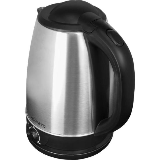 Chaleira Elétrica Agratto Aroma 2,2 Litros Inox 220v por 155,00 à vista no boleto/pix ou parcele em até 6x sem juros. Compre na loja Mundomax!