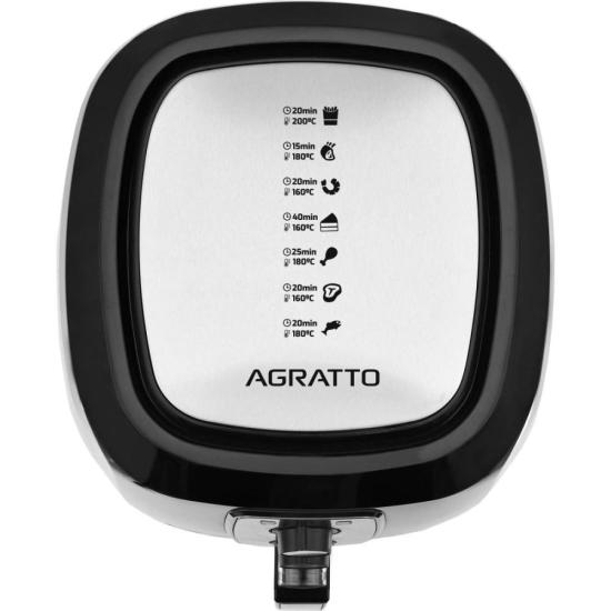 Fritadeira Elétrica Air Fryer Agratto Supremma 7,5 Litros Preta 220v por 645,00 à vista no boleto/pix ou parcele em até 10x sem juros. Compre na loja Mundomax!