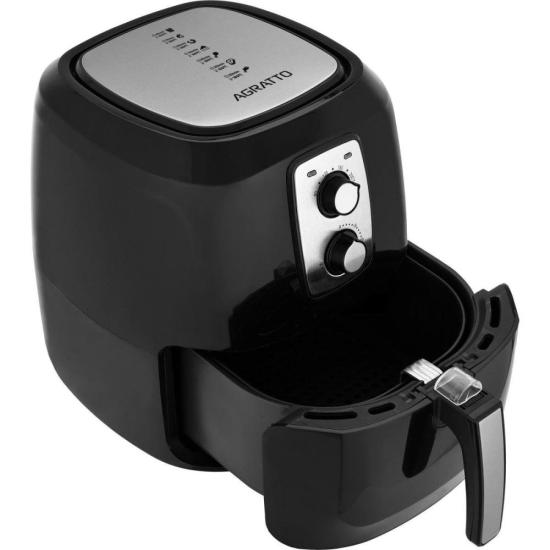 Fritadeira Elétrica Air Fryer Agratto Supremma 7,5 Litros Preta 220v por 645,00 à vista no boleto/pix ou parcele em até 10x sem juros. Compre na loja Mundomax!