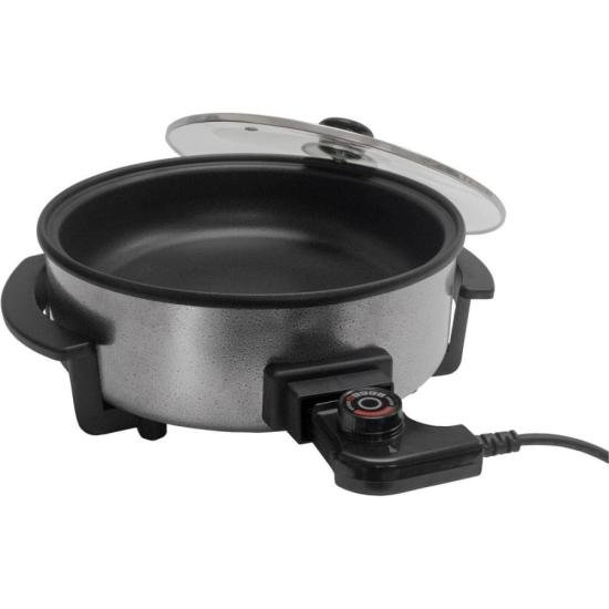 Panela Elétrica Agratto Mangiare Preta 220v por 210,00 à vista no boleto/pix ou parcele em até 8x sem juros. Compre na loja Mundomax!