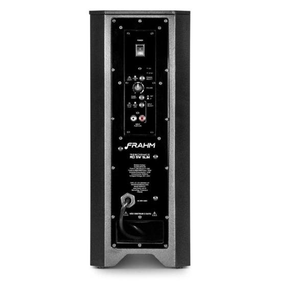 Subwoofer Ativo Frahm RD SW Slim 100w Preto por 1.827,00 à vista no boleto/pix ou parcele em até 12x sem juros. Compre na loja Mundomax!
