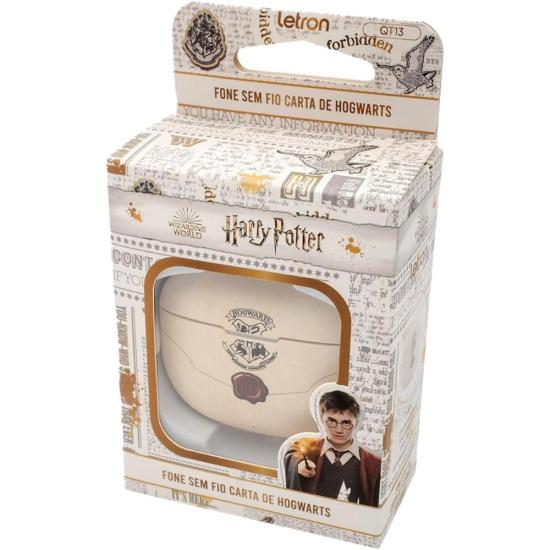 Fone de Ouvido Bluetooth Letron Harry Potter Branco por 199,00 à vista no boleto/pix ou parcele em até 7x sem juros. Compre na loja Mundomax!