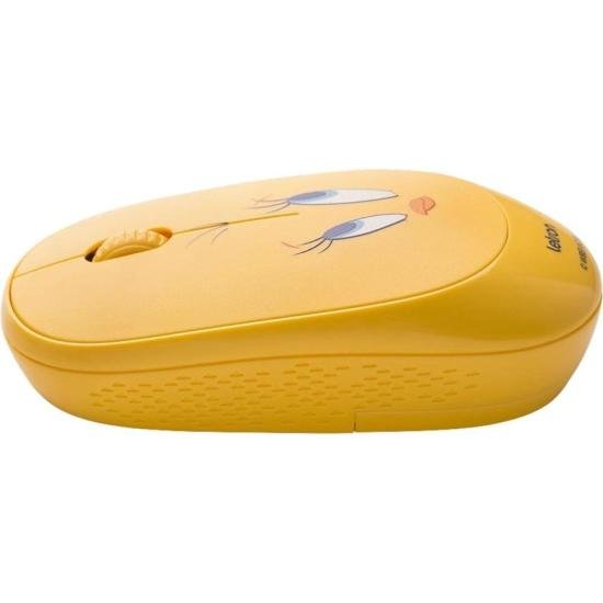 Mouse Sem Fio Letron Piu Piu 1000dpi Amarelo por 47,00 à vista no boleto/pix ou parcele em até 1x sem juros. Compre na loja Mundomax!