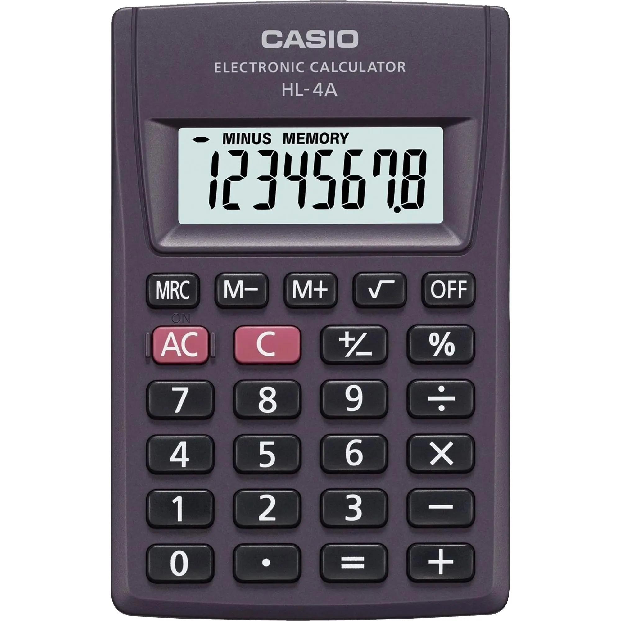 Calculadora de Bolso Casio HL-4A 8 Dígitos Preta (85427)