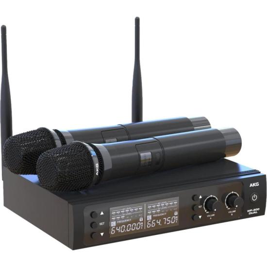 Microfone Sem Fio AKG WP300 Vocal Dual UHF por 999,00 à vista no boleto/pix ou parcele em até 10x sem juros. Compre na loja Mundomax!