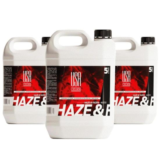 Kit c/3 Unidades Carga De Fumaça 5 Litros Haze & Fazer USA por 450,00 à vista no boleto/pix ou parcele em até 10x sem juros. Compre na loja Mundomax!