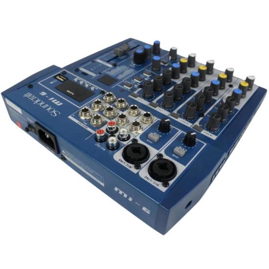 Mesa de Som Soundcraft MI-6 06 Canais USB por 999,00 à vista no boleto/pix ou parcele em até 10x sem juros. Compre na loja Mundomax!