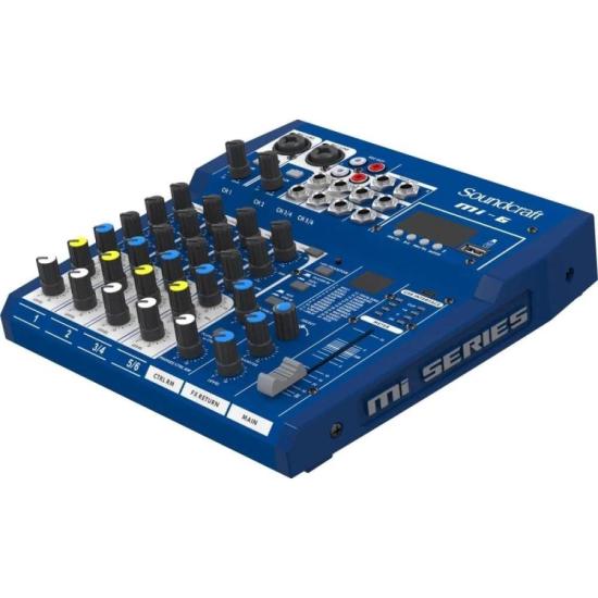 Mesa de Som Soundcraft MI-6 06 Canais USB por 999,00 à vista no boleto/pix ou parcele em até 10x sem juros. Compre na loja Mundomax!