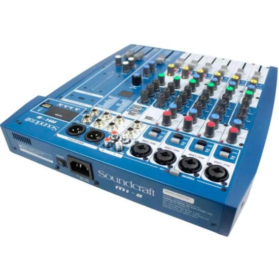 Mesa de Som Soundcraft MI-8 08 Canais USB por 1.399,00 à vista no boleto/pix ou parcele em até 12x sem juros. Compre na loja Mundomax!
