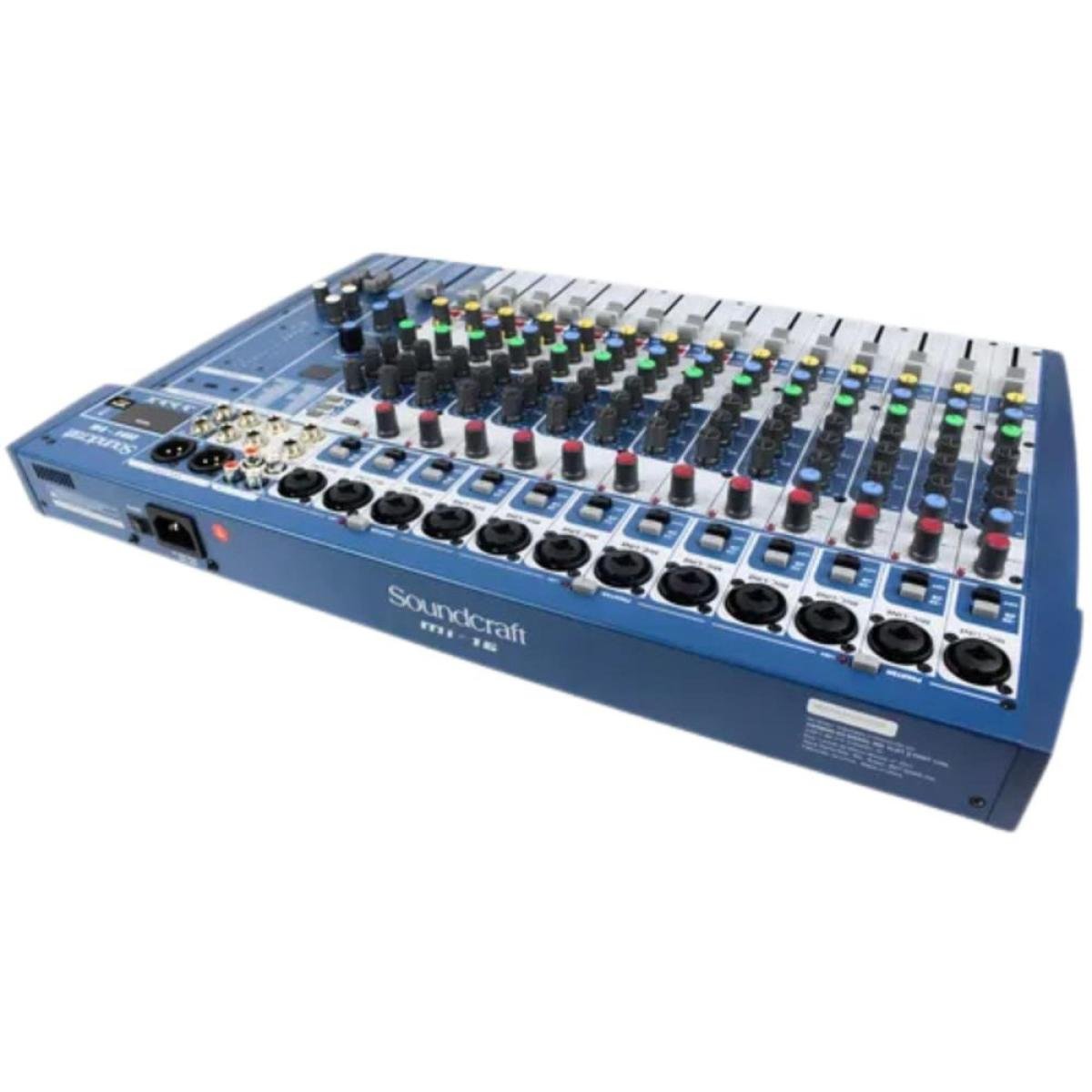 Mesa de Som Soundcraft MI-16 16 Canais USB - Mundomax