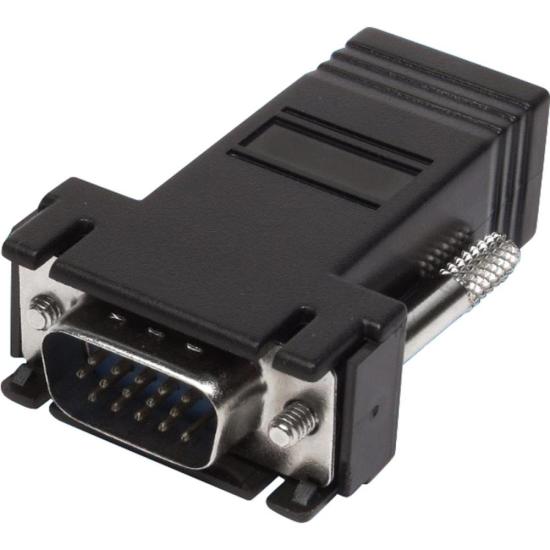 Adaptador VGA Macho Para RJ45 Preto Storm por 13,00 à vista no boleto/pix ou parcele em até 1x sem juros. Compre na loja Mundomax!