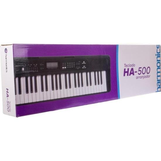 Teclado Harmonics HA-500 Musical por 699,00 à vista no boleto/pix ou parcele em até 10x sem juros. Compre na loja Mundomax!