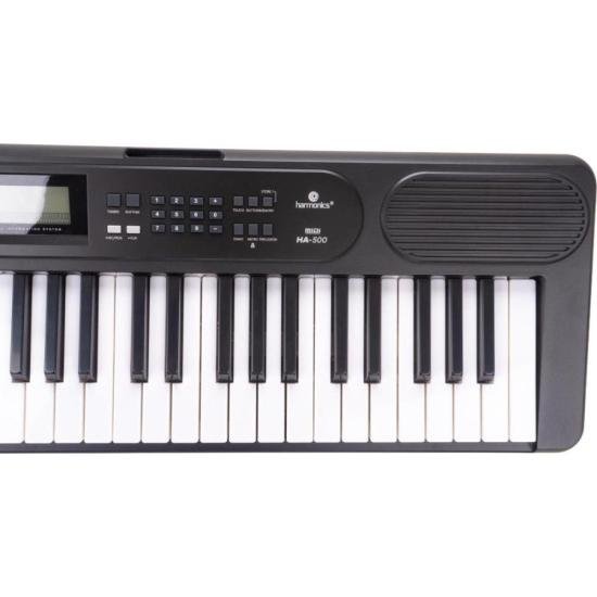 Teclado Harmonics HA-500 Musical por 699,00 à vista no boleto/pix ou parcele em até 10x sem juros. Compre na loja Mundomax!