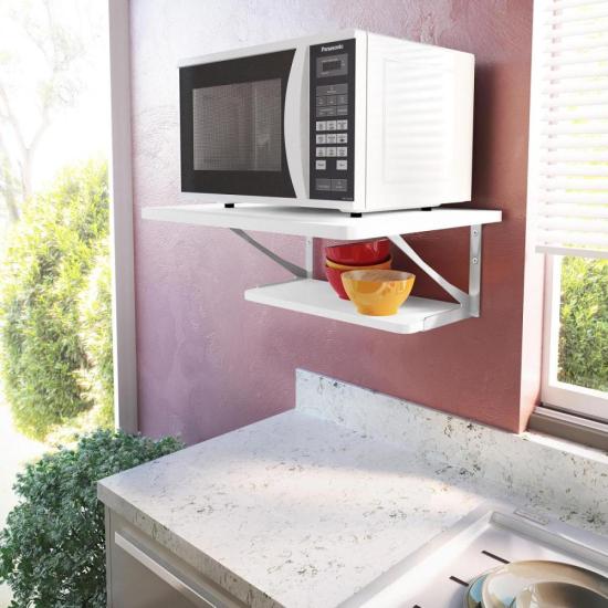 Kit Prateleiras Decore Multivisão Branco por 150,00 à vista no boleto/pix ou parcele em até 6x sem juros. Compre na loja Mundomax!