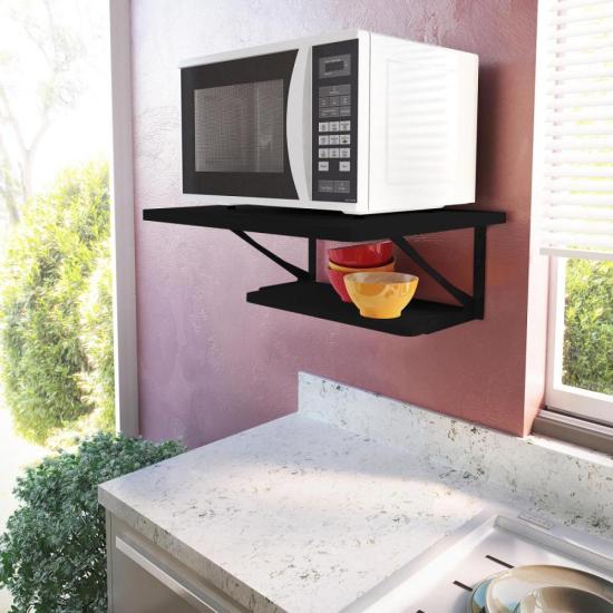 Kit Prateleiras Decore Multivisão Preto por 150,00 à vista no boleto/pix ou parcele em até 6x sem juros. Compre na loja Mundomax!