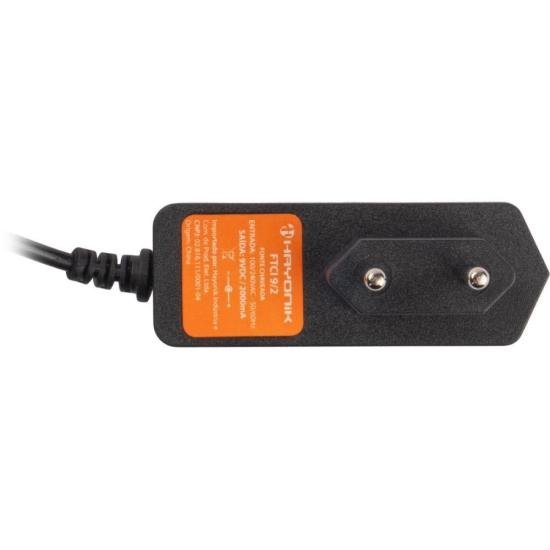 Fonte Chaveada HAYONIK FTCI9/2 9V / 2A 18W P4 Centro Positivo Bivolt por 45,00 à vista no boleto/pix ou parcele em até 1x sem juros. Compre na loja Mundomax!