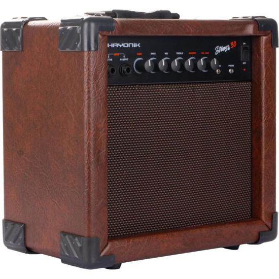  Cubo Para Violão Hayonik Strings 30 30W Preto por 549,00 à vista no boleto/pix ou parcele em até 10x sem juros. Compre na loja Mundomax!