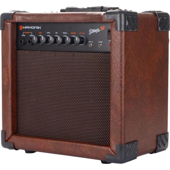  Cubo Para Violão Hayonik Strings 30 30W Preto por 549,00 à vista no boleto/pix ou parcele em até 10x sem juros. Compre na loja Mundomax!