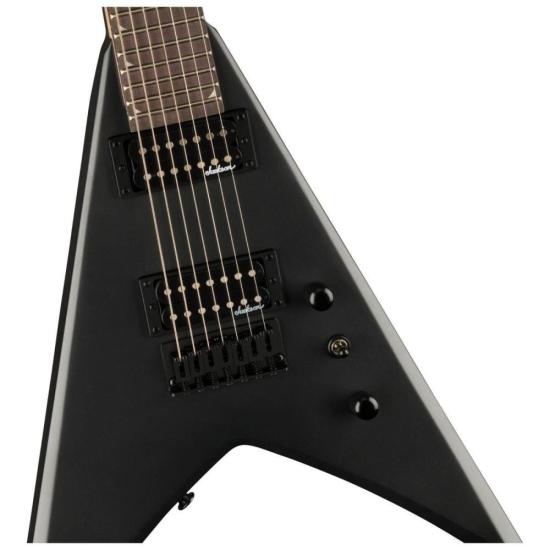 Guitarra Jackson King V™ JS22-7 KV HT 7 Cordas Black por 2.999,00 à vista no boleto/pix ou parcele em até 12x sem juros. Compre na loja Mundomax!