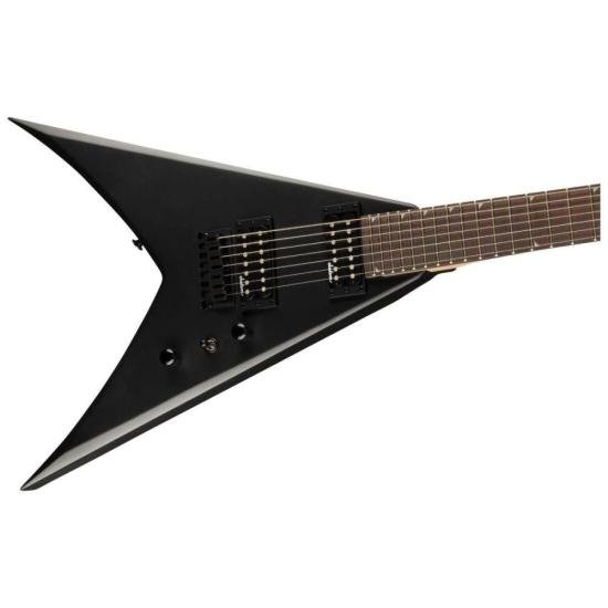Guitarra Jackson King V™ JS22-7 KV HT 7 Cordas Black por 2.999,00 à vista no boleto/pix ou parcele em até 12x sem juros. Compre na loja Mundomax!