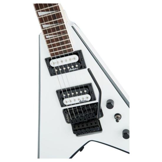 Guitarra Jackson King V JS32 WBB por 4.699,00 à vista no boleto/pix ou parcele em até 12x sem juros. Compre na loja Mundomax!