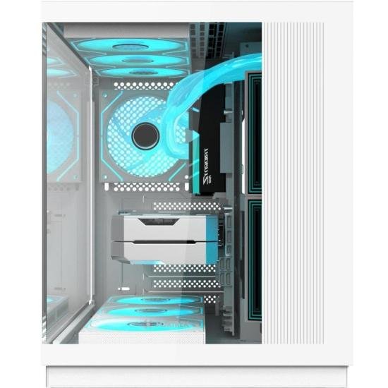 Gabinete Gamer Fortrek Clarity Max Branco por 511,00 à vista no boleto/pix ou parcele em até 10x sem juros. Compre na loja Mundomax!