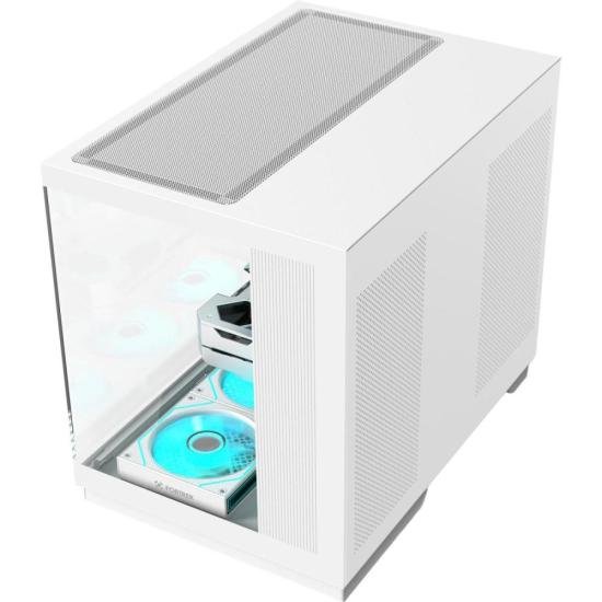 Gabinete Gamer Fortrek Clarity Max Branco por 511,00 à vista no boleto/pix ou parcele em até 10x sem juros. Compre na loja Mundomax!