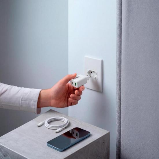 Carregador Universal DUPLO USB-C e USB-A Fortrek CG323 30W  por 69,00 à vista no boleto/pix ou parcele em até 2x sem juros. Compre na loja Mundomax!