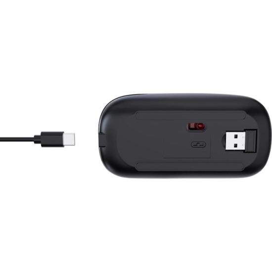 Mouse Sem Fio Slim Fortrek MS14 Preto por 38,00 à vista no boleto/pix ou parcele em até 1x sem juros. Compre na loja Mundomax!