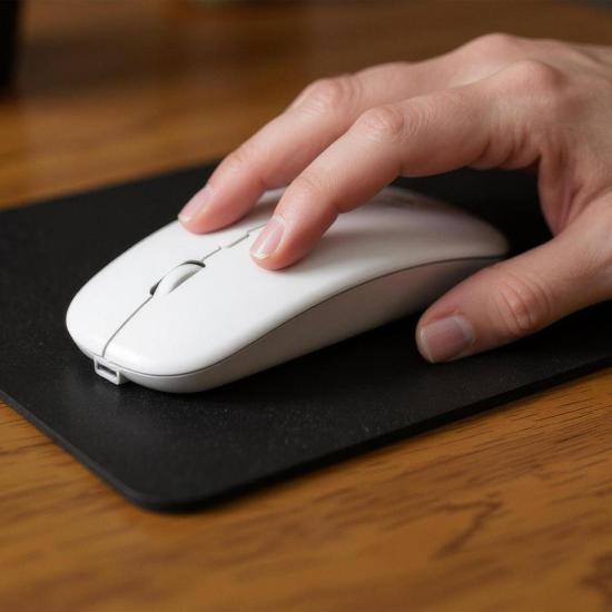 Mouse Sem Fio Slim Fortrek MS14 Branco por 32,00 à vista no boleto/pix ou parcele em até 1x sem juros. Compre na loja Mundomax!