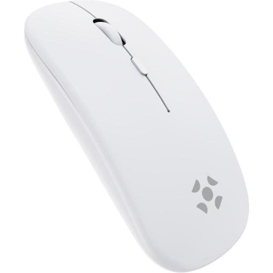 Mouse Sem Fio Slim Fortrek MS14 Branco por 32,00 à vista no boleto/pix ou parcele em até 1x sem juros. Compre na loja Mundomax!