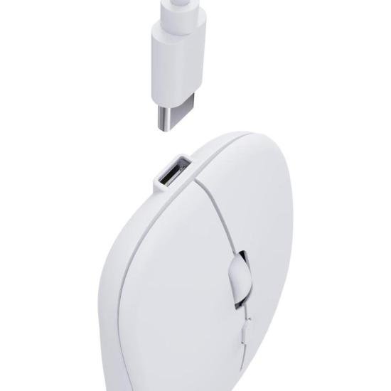 Mouse Sem Fio Slim Fortrek MS14 Branco por 32,00 à vista no boleto/pix ou parcele em até 1x sem juros. Compre na loja Mundomax!